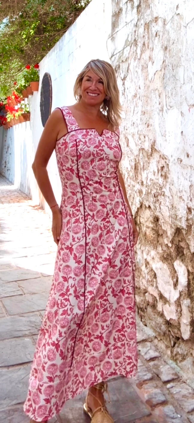 Vestido Salvia granate - Image 10