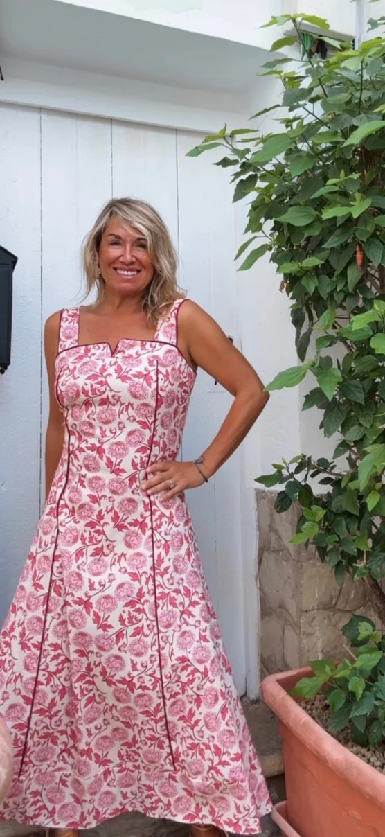Vestido Salvia granate - Image 12