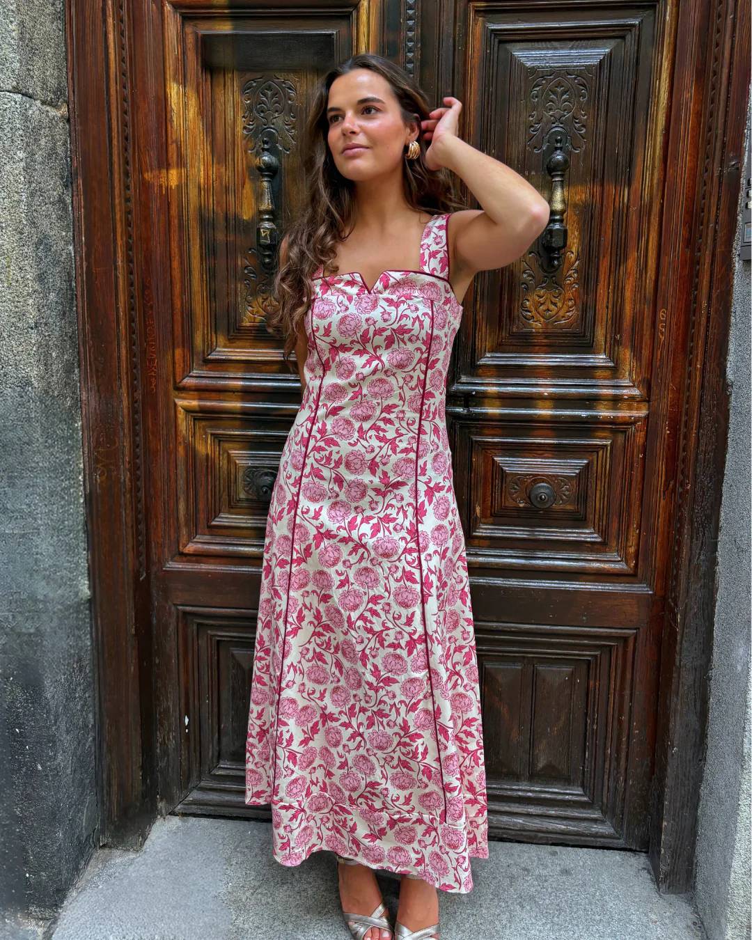 Vestido Salvia granate - Image 2