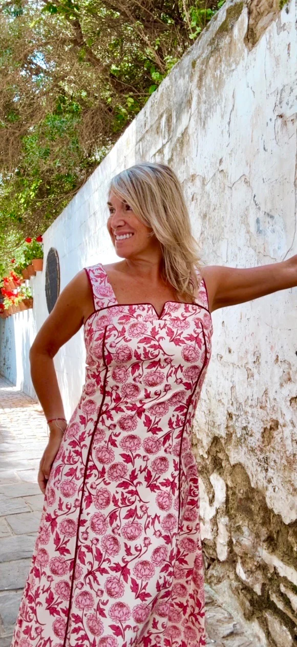 Vestido Salvia granate - Image 8