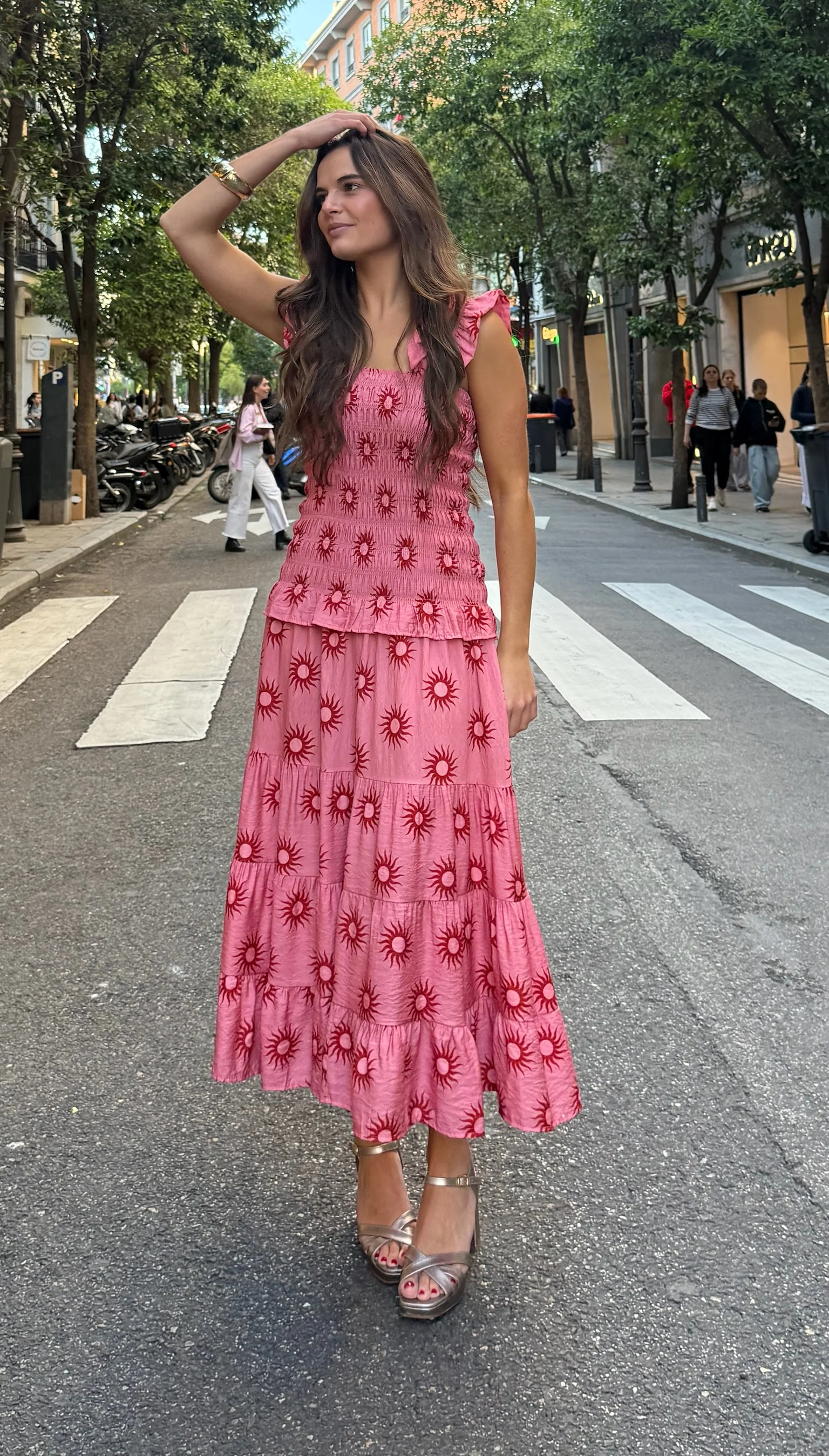 Vestido Samira rosa