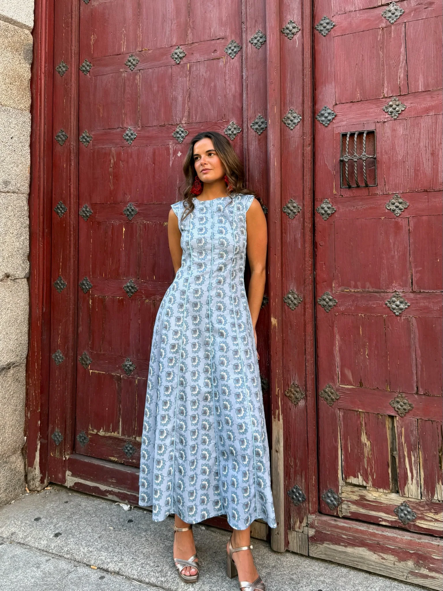 Vestido Sevilla azul