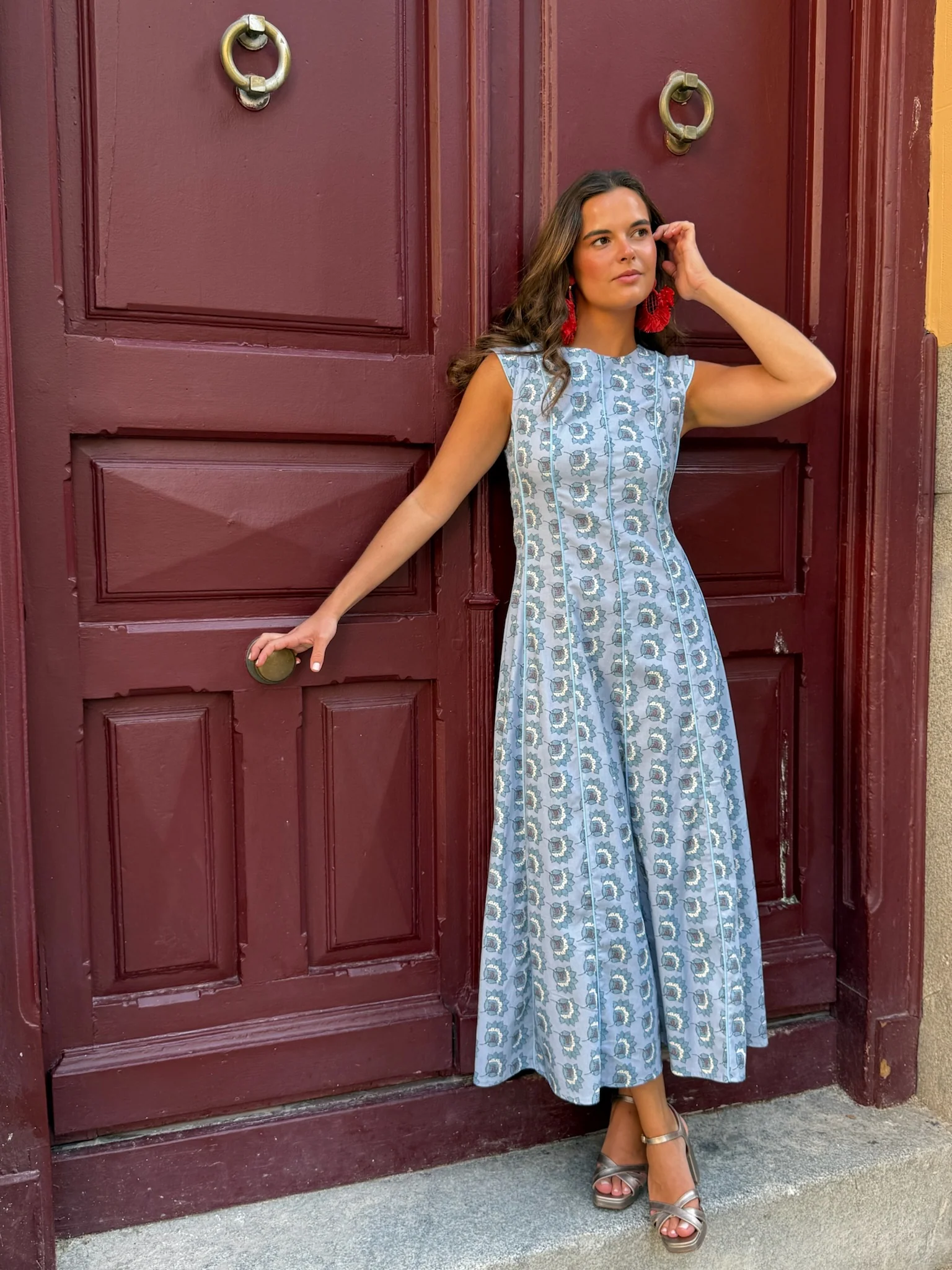 Vestido Sevilla azul - Image 6