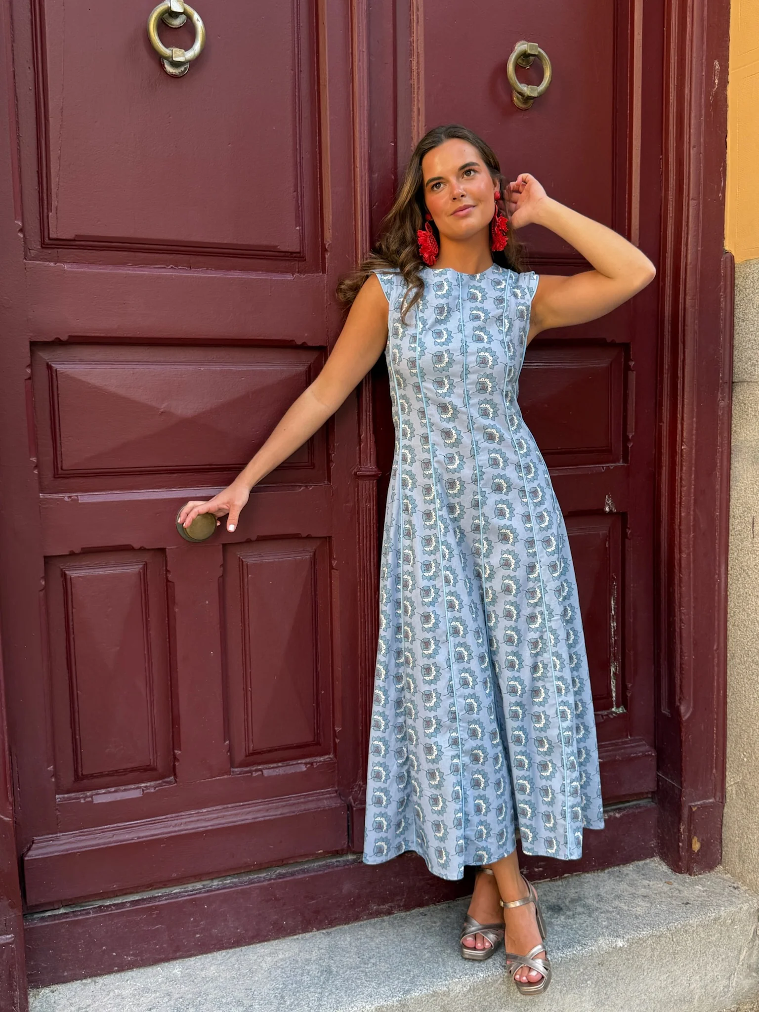 Vestido Sevilla azul - Image 8