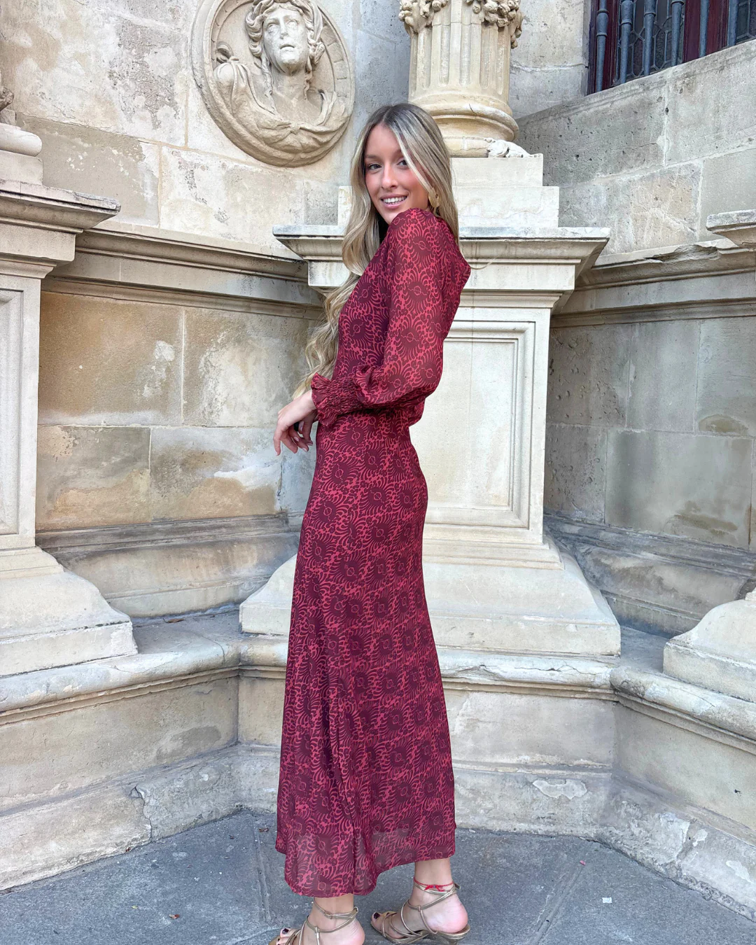 Vestido sintra granate - Image 6