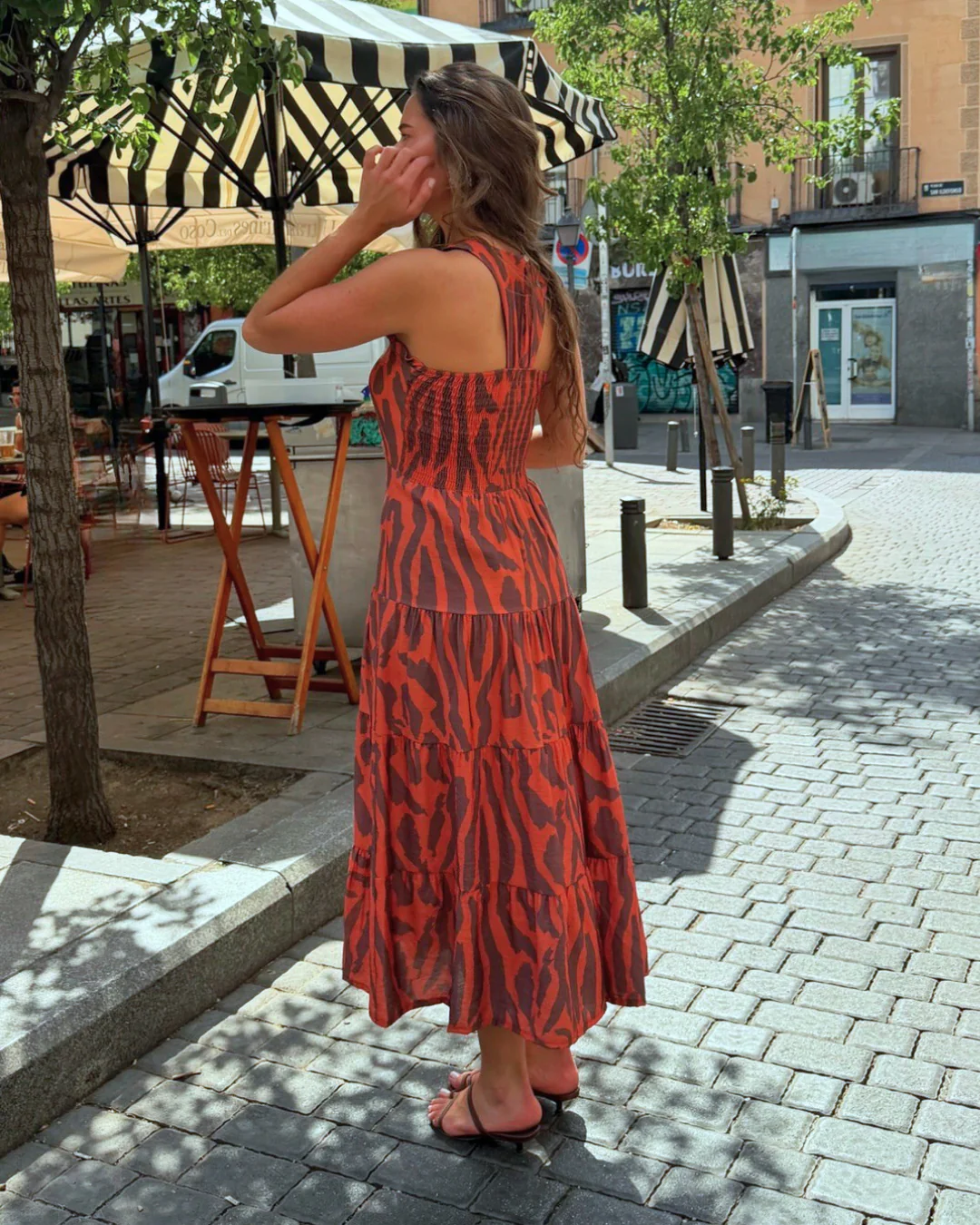 Vestido Tablada naranja - Image 11