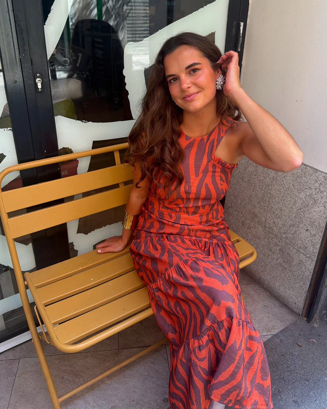 Vestido Tablada naranja - Image 15