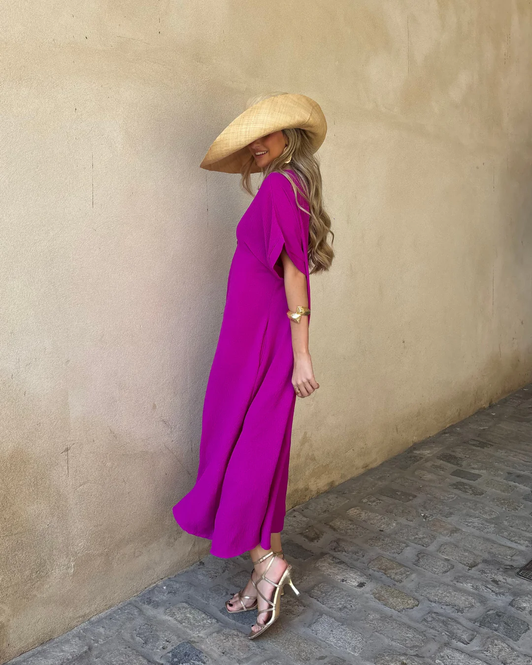Vestido Telma buganvilla - Image 3