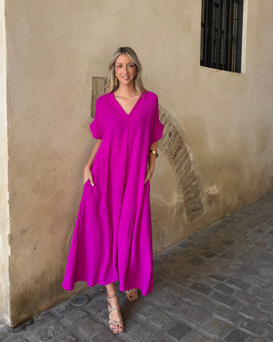 Vestido Telma buganvilla - Image 5
