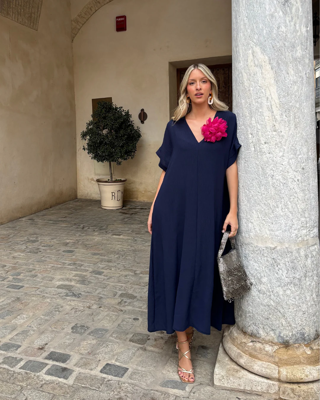 Vestido Telma marino - Image 10