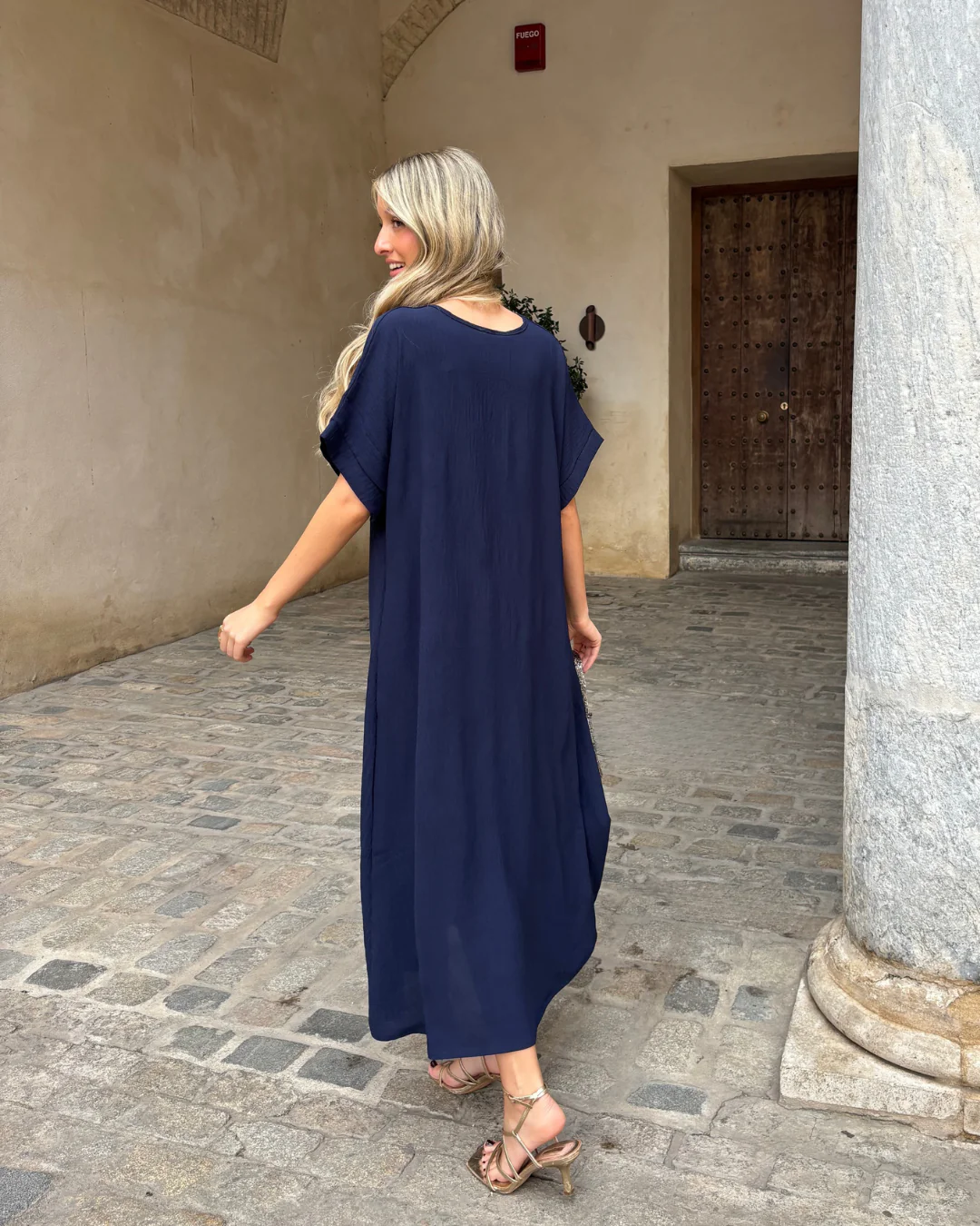 Vestido Telma marino - Image 4