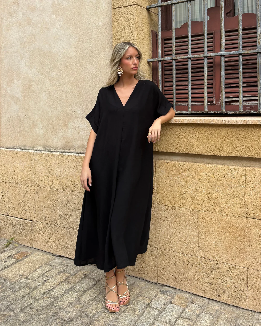 Vestido Telma Negro - Image 3
