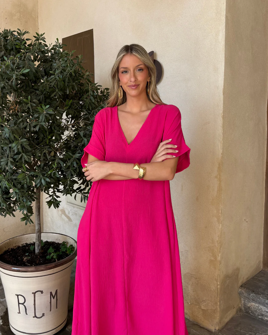 Vestido Telma rosa - Image 10
