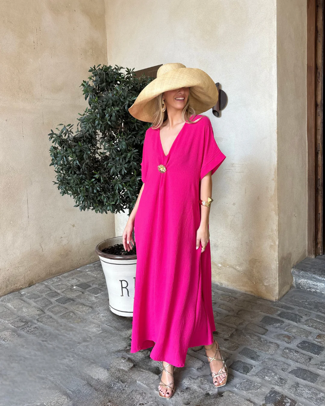 Vestido Telma rosa - Image 7