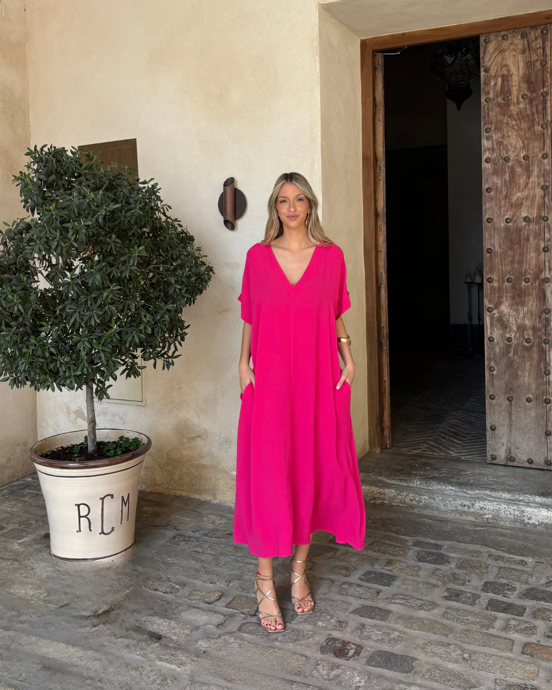 Vestido Telma rosa - Image 9