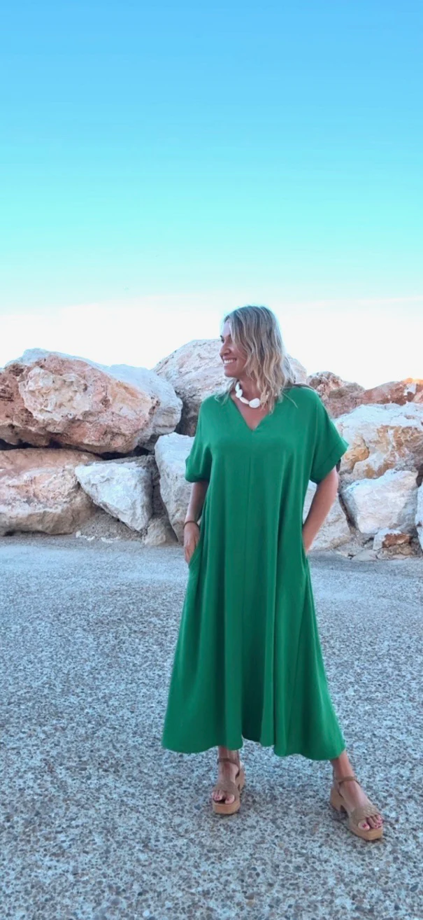 Vestido Telma Verde - Image 4
