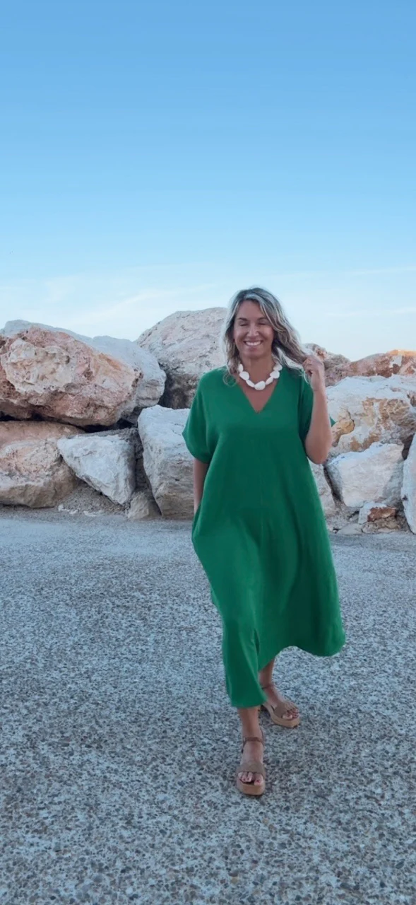 Vestido Telma Verde - Image 6
