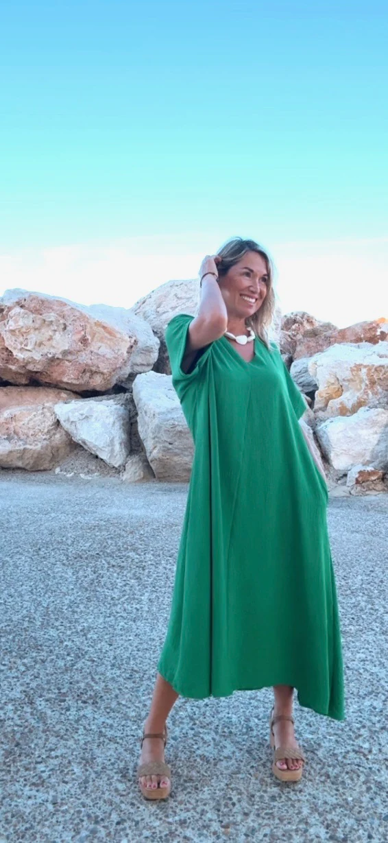 Vestido Telma Verde - Image 8
