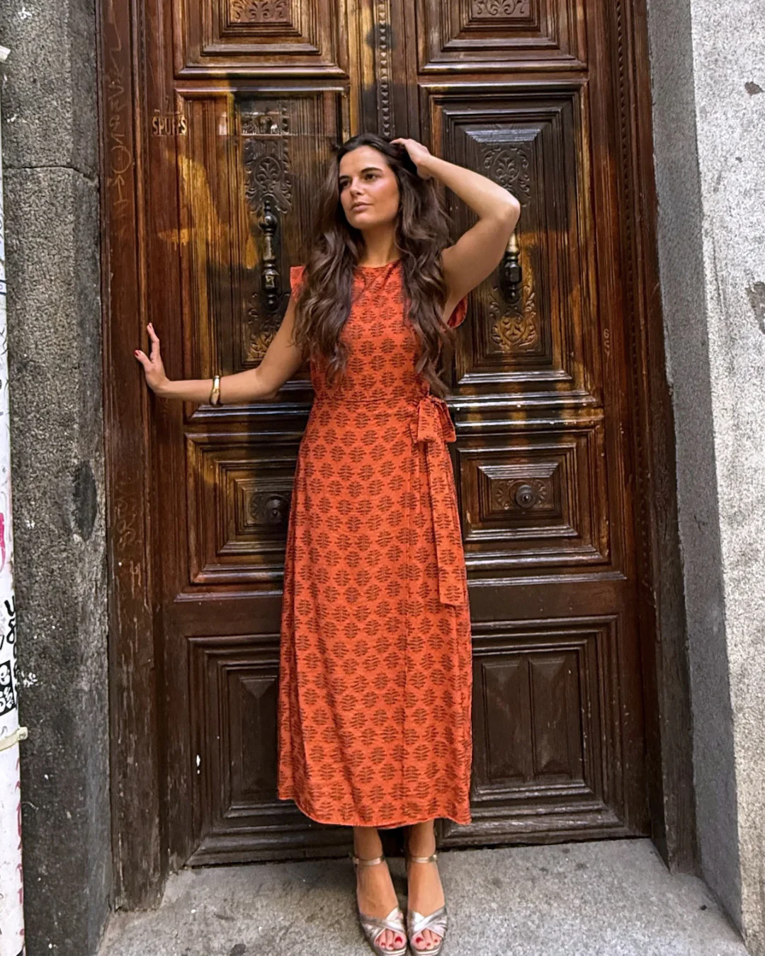 Vestido Vega naranja