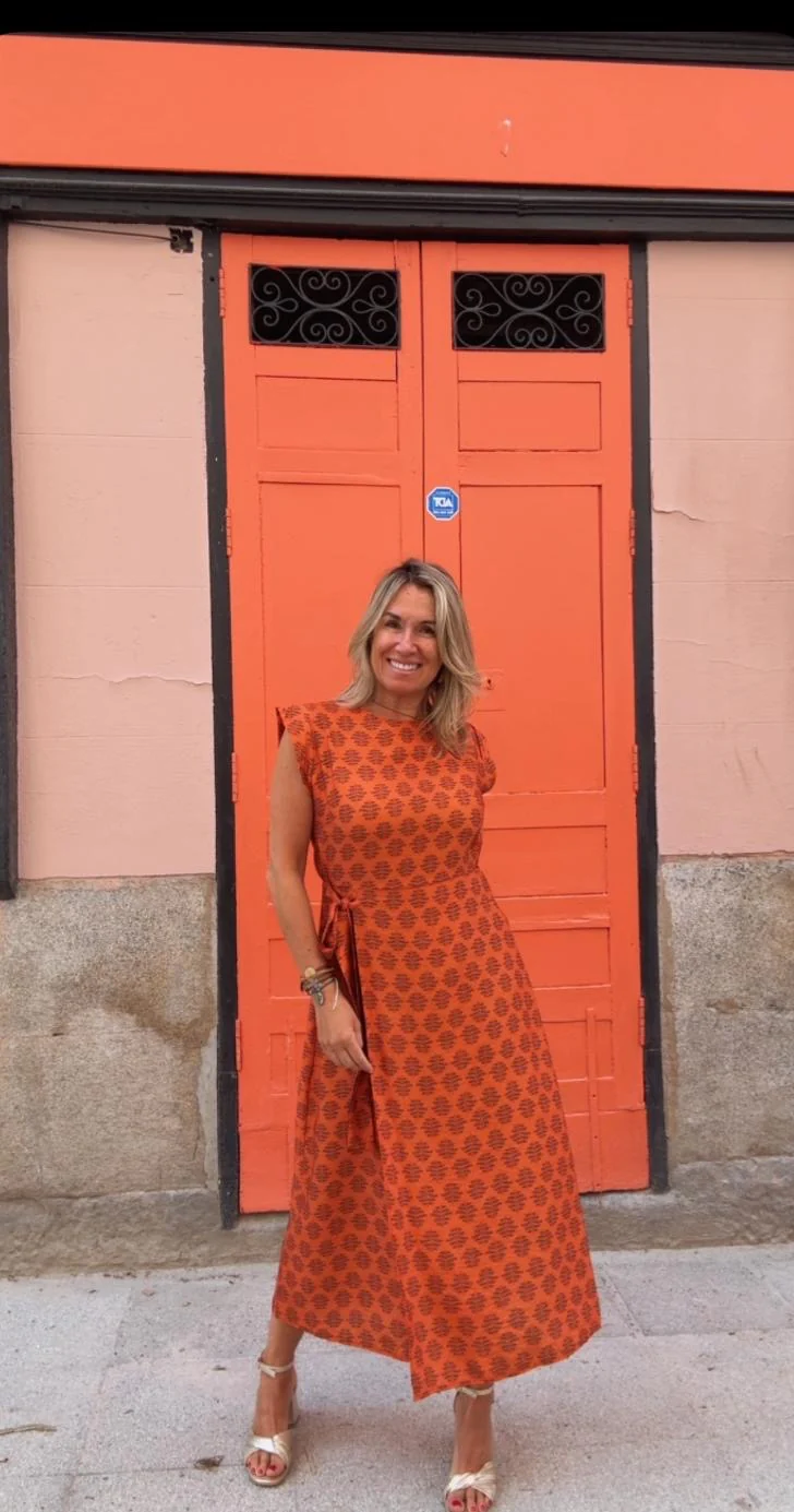 Vestido Vega naranja - Image 11
