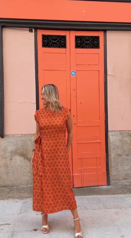 Vestido Vega naranja - Image 13