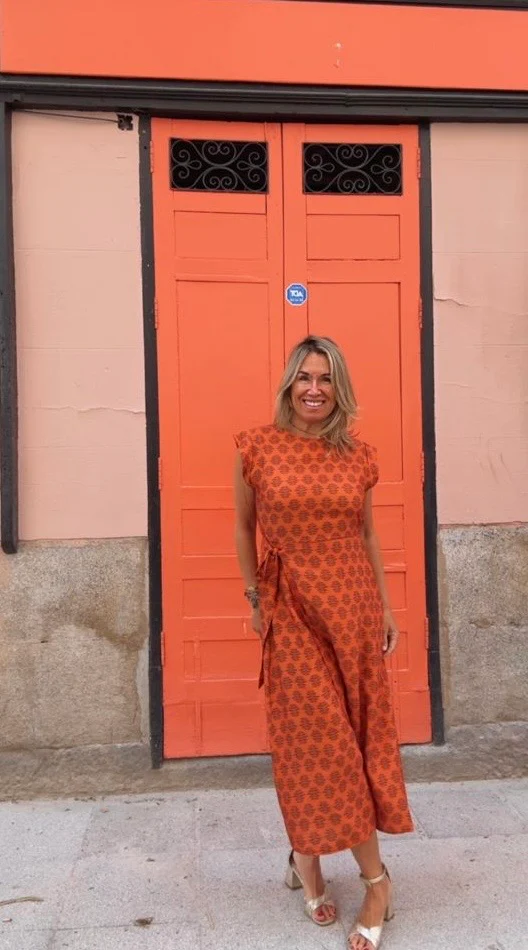 Vestido Vega naranja - Image 14
