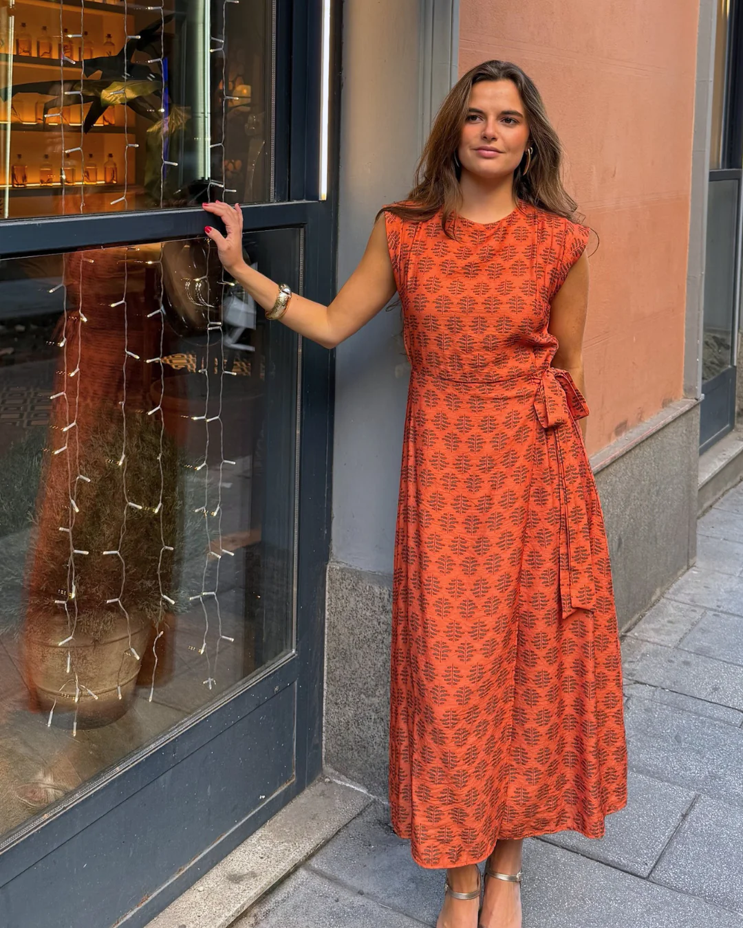 Vestido Vega naranja - Image 4