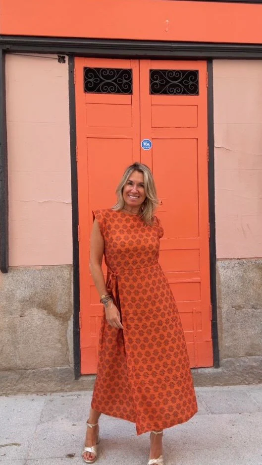 Vestido Vega naranja - Image 5