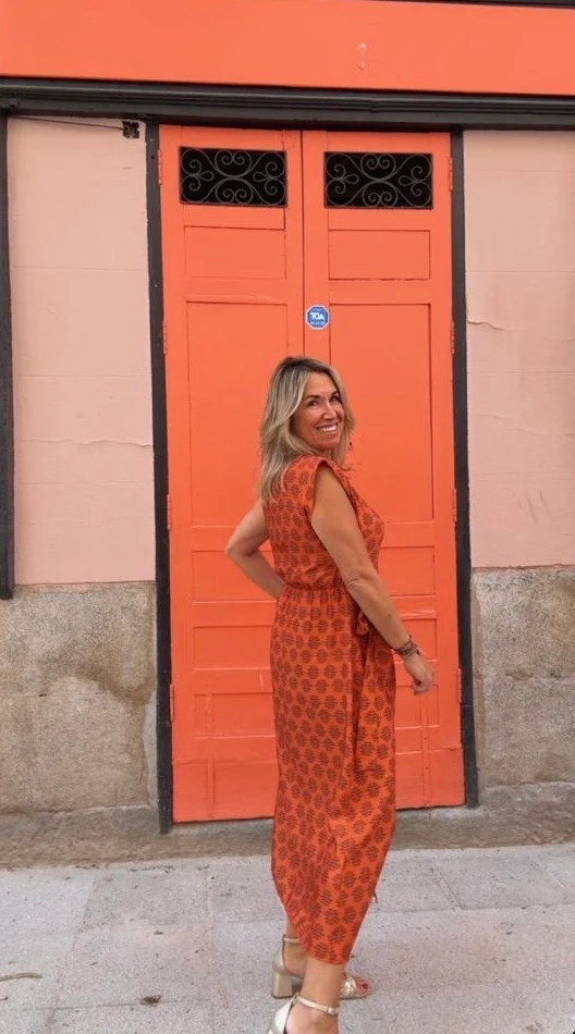 Vestido Vega naranja - Image 7